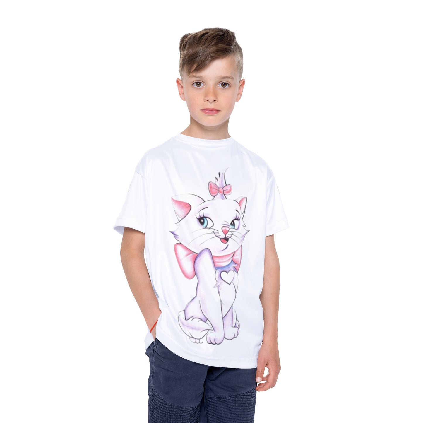 Kids Sports Jersey - Cat Design