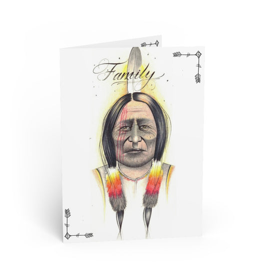 Greeting Cards - Native Family Design