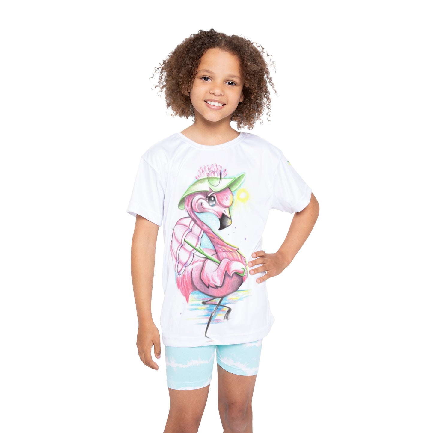 Kids Jersey Flamingo Sports Tee