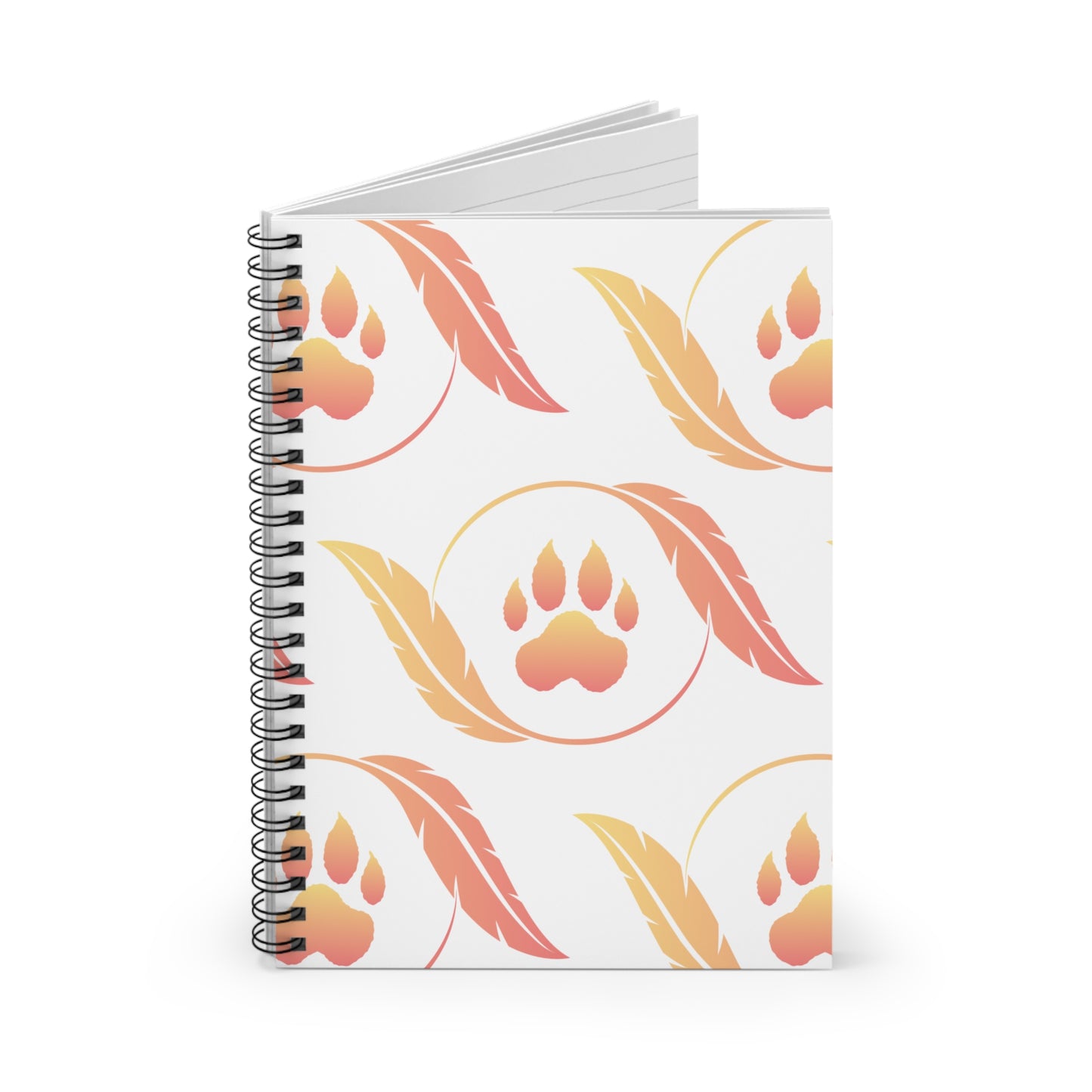 Paw Print Notebook - Ruled Line