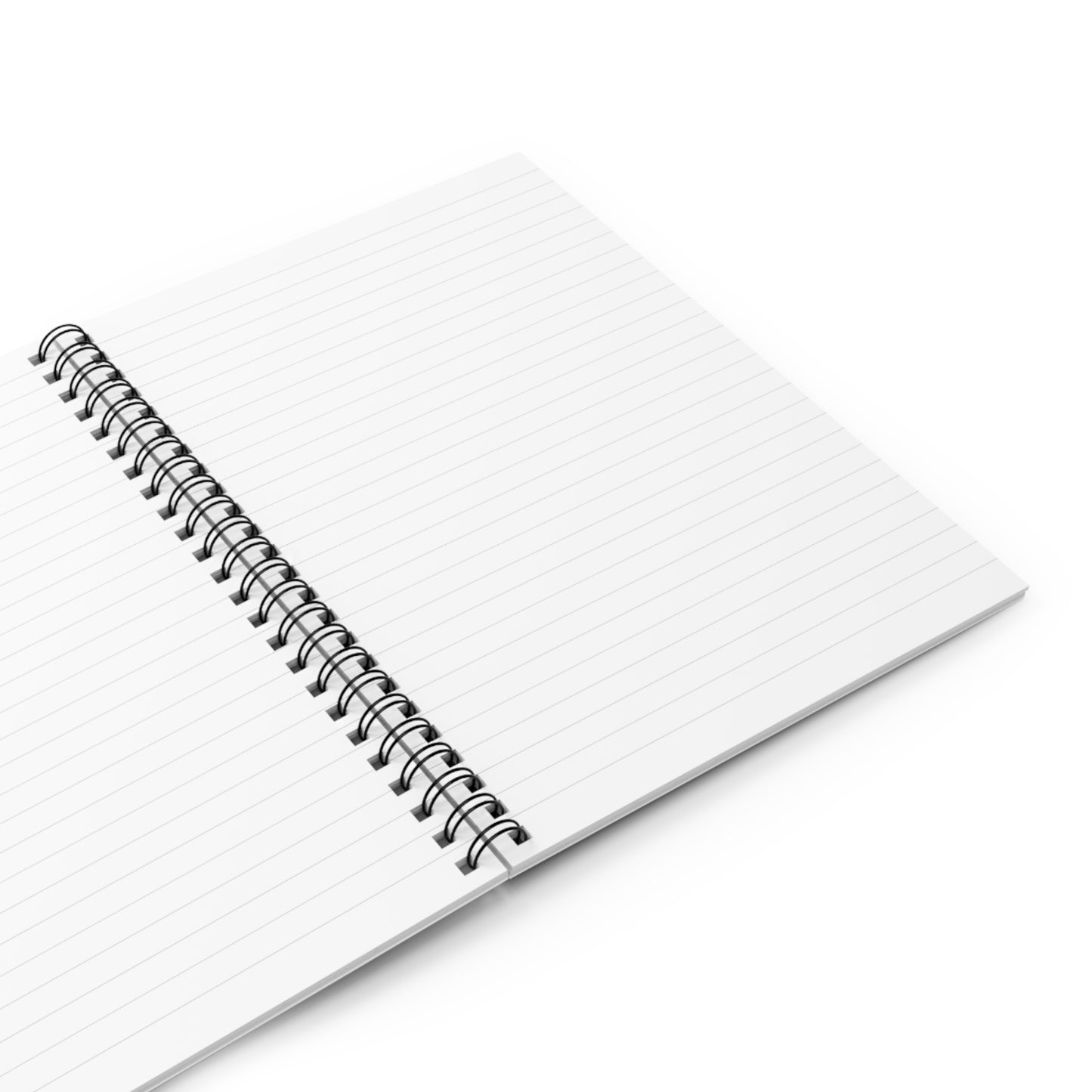 Spiral Notebook - Ruled Line with 'I love you' Design