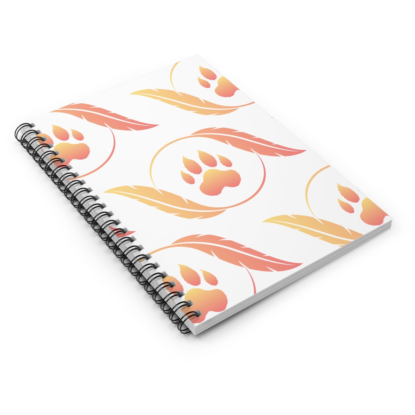 Paw Print Notebook - Ruled Line