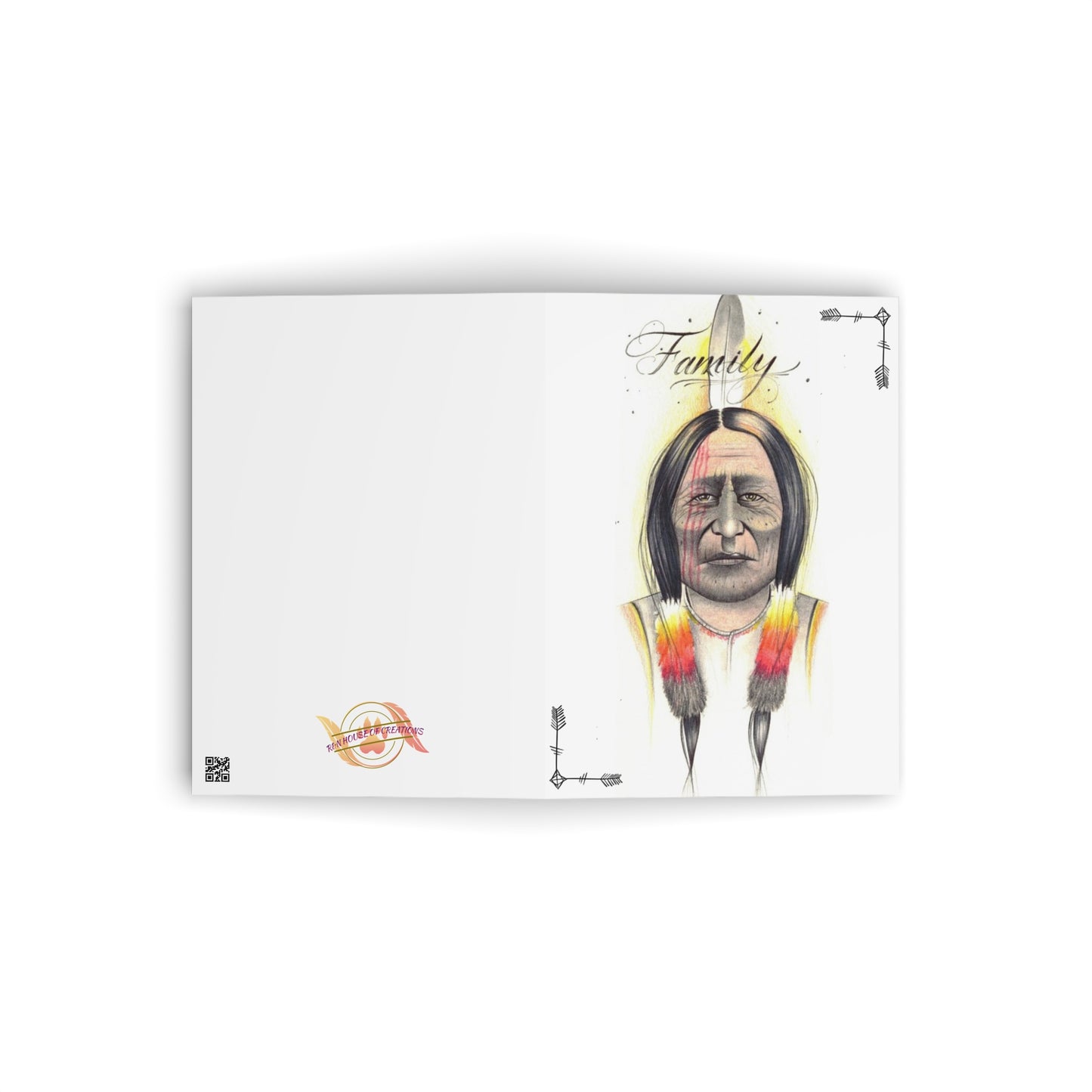 Greeting Cards - Native Family Design