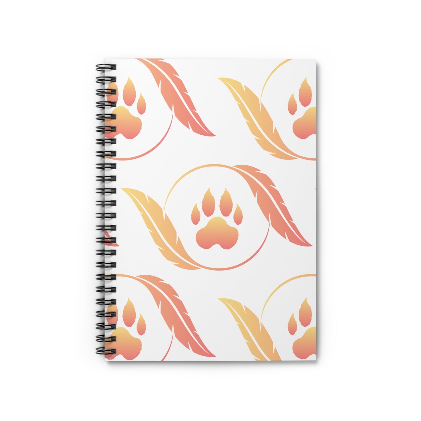 Paw Print Notebook - Ruled Line